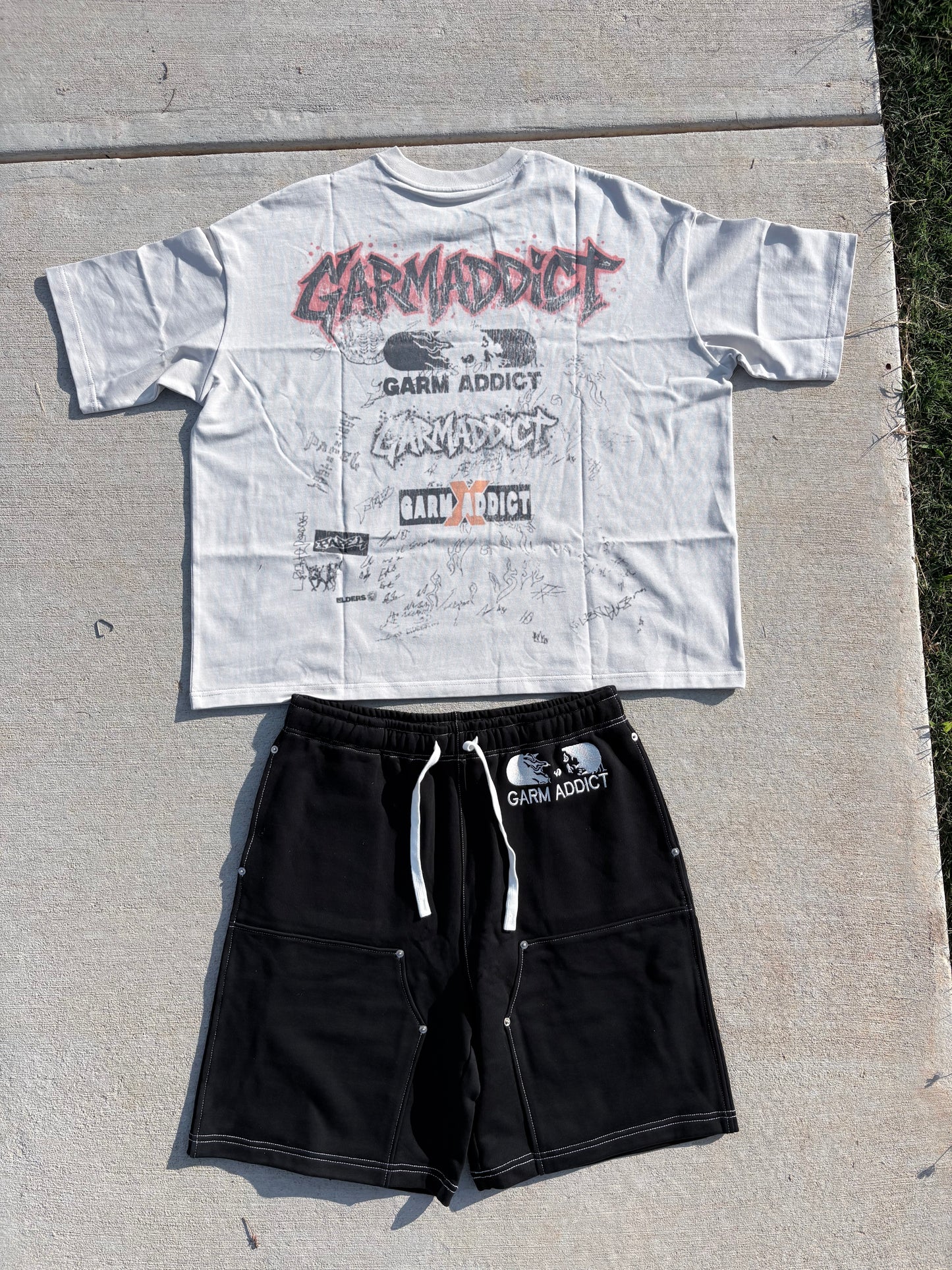 Black Carpenter Sweatshorts