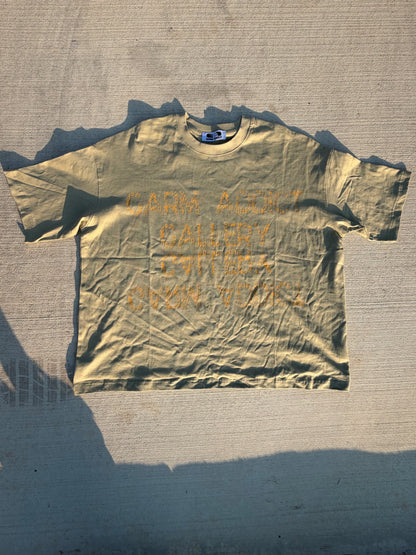 Olive Mirror T-Shirt (OVERSIZED)