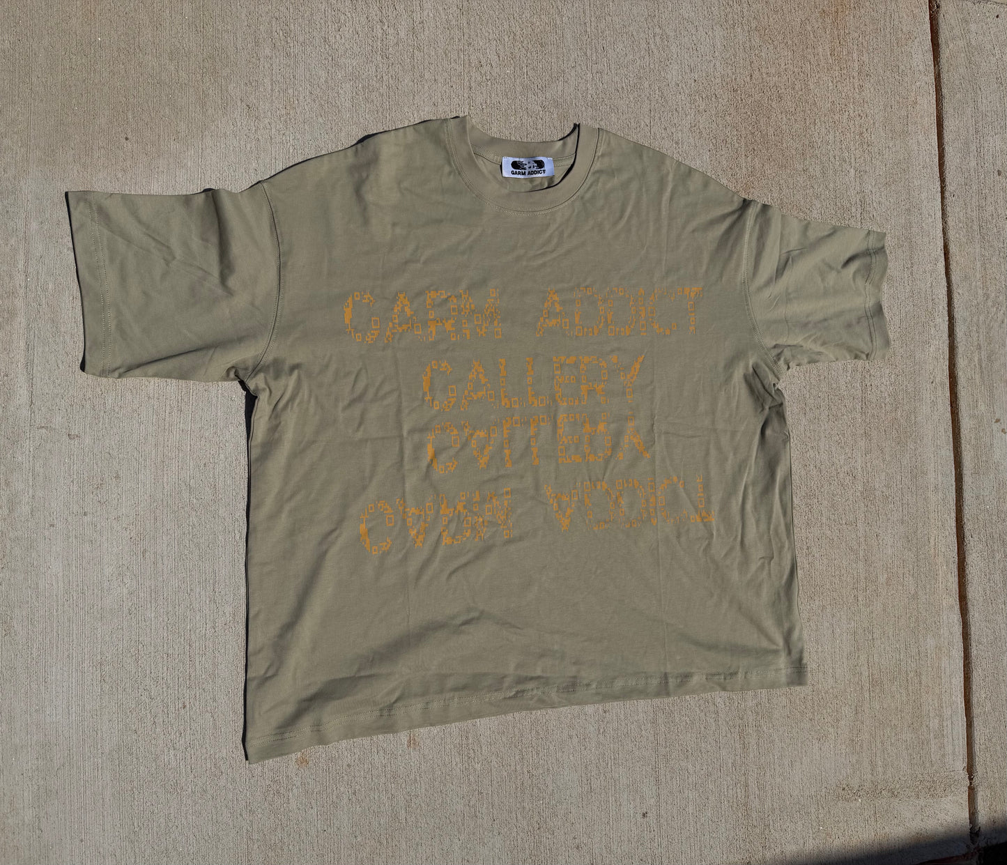 Olive Mirror T-Shirt (OVERSIZED)
