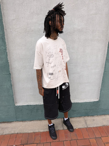 Black Carpenter Sweatshorts