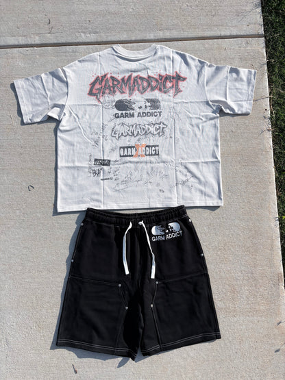 Black Carpenter Sweatshorts